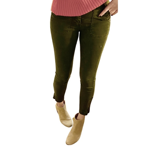 J. CREW Olive Green Skinny Stretch Cargo Pant - Picture 4 of 8